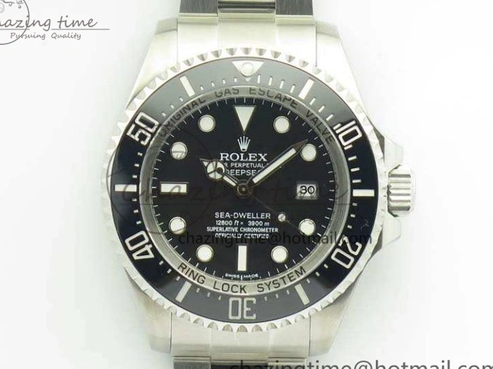 SH3135 116660 1:1 Bracelet Edition ARF Best DEEPSEA Case And SS Black 904L Sea-Dweller 0324